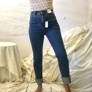 Express Slim Ankle Super High Rise Jeans